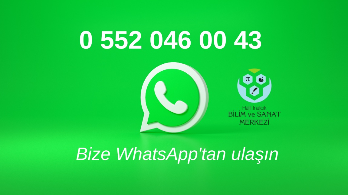 Bize WhatsApp'tan ulaşın
